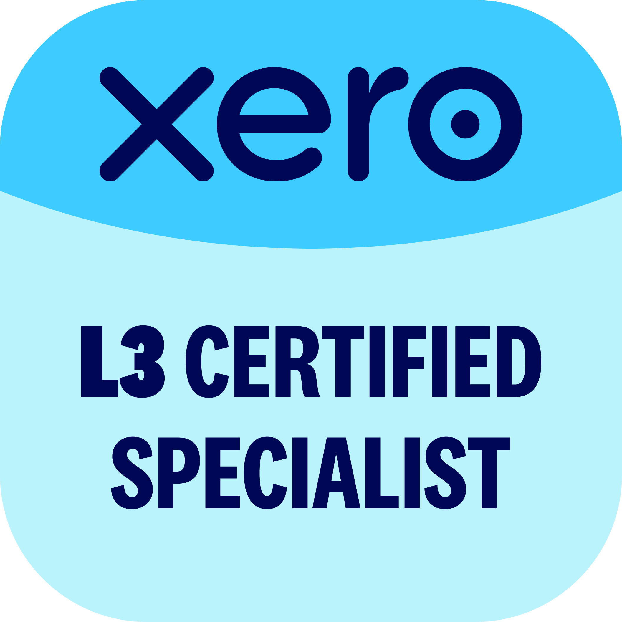 Xero L3 certified specialist badge